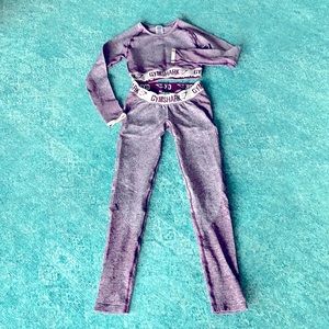 Gymshark set top and bottom size small burgundy